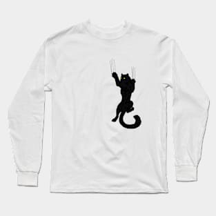 big black cat Long Sleeve T-Shirt